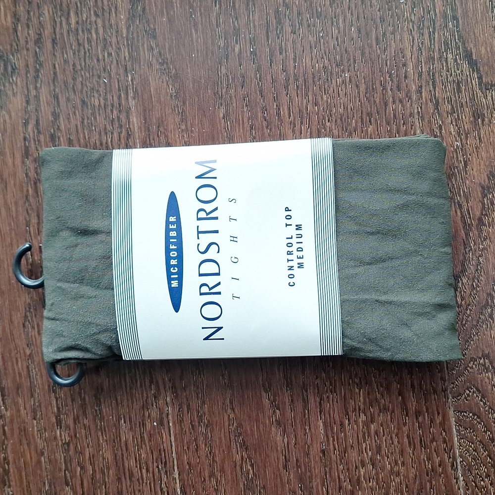 NEW Vintage Nordstrom Tights Olive Green